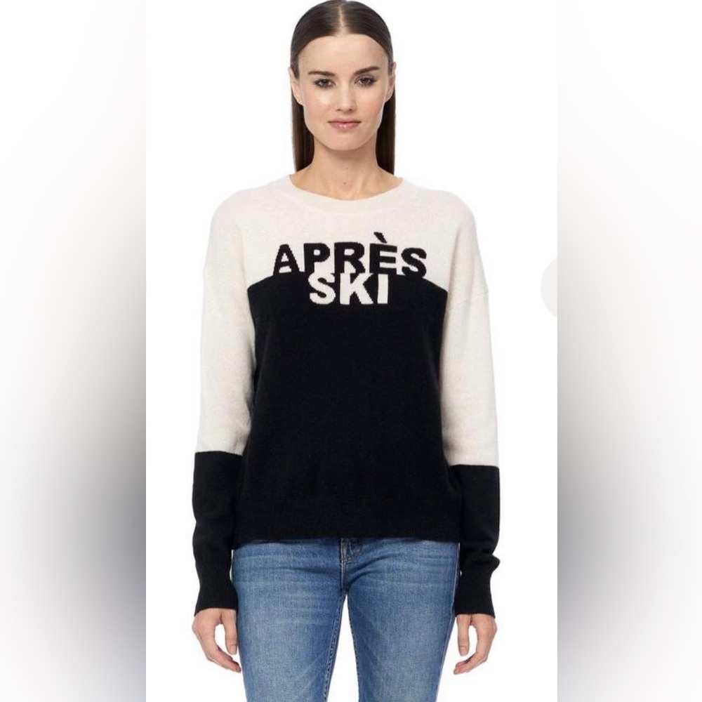 "Aprs ski"
100% cashmere
Dry clean only
Knit fabric
Manufacturer Style No. 43170 - Picture 2 of 7